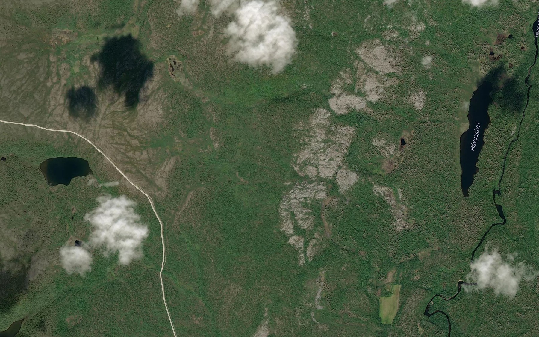 Satellite map of the Jovnna-Lemetaja