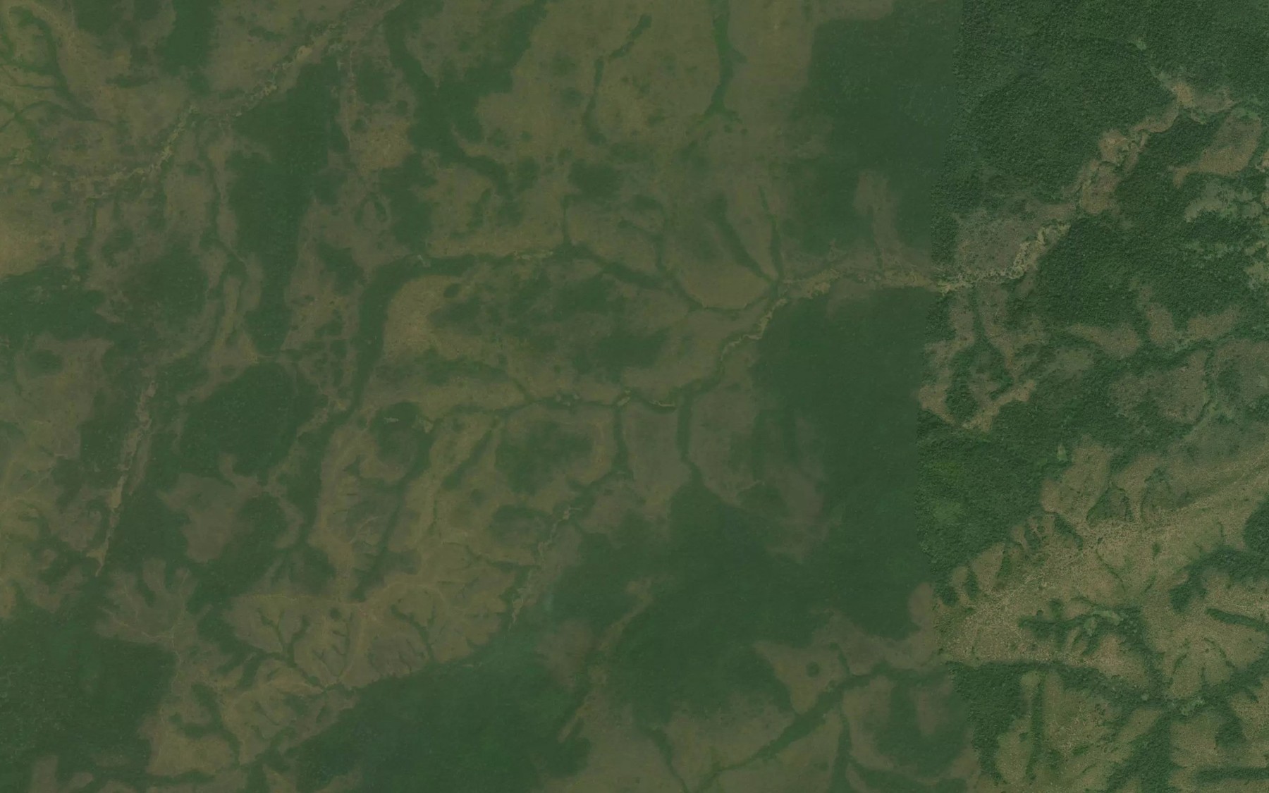 Satellite map of the Kakoum