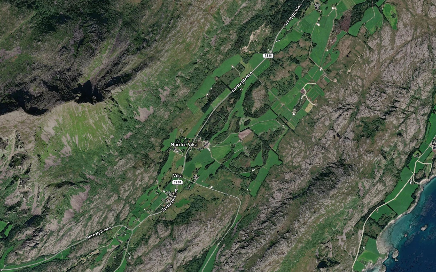 Satellite map of the Leitbekken