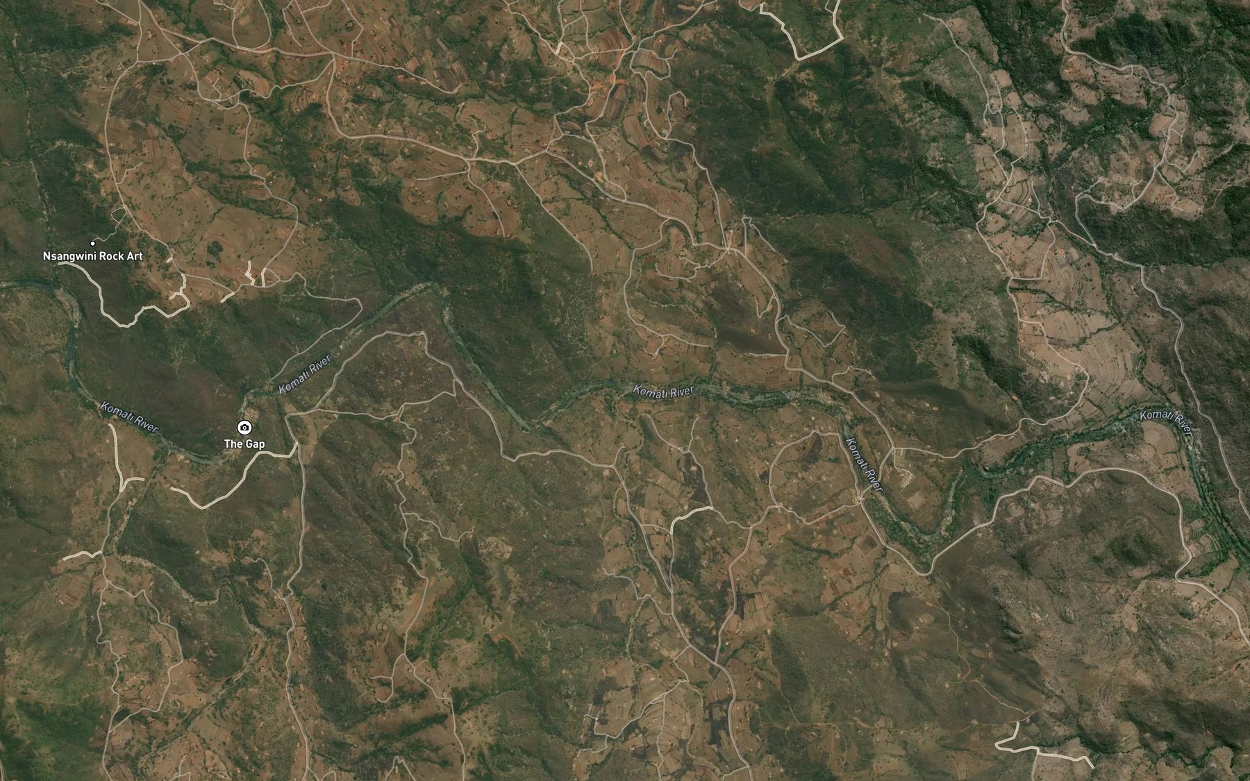 Satellite map of the Melete