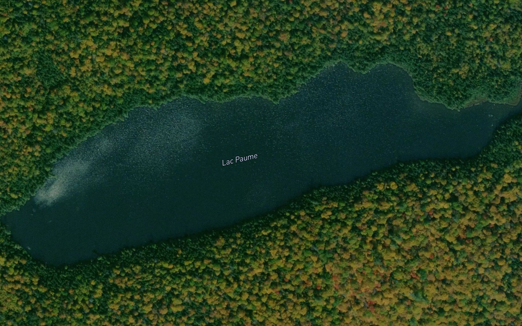 Satellite map of the Lac Paume