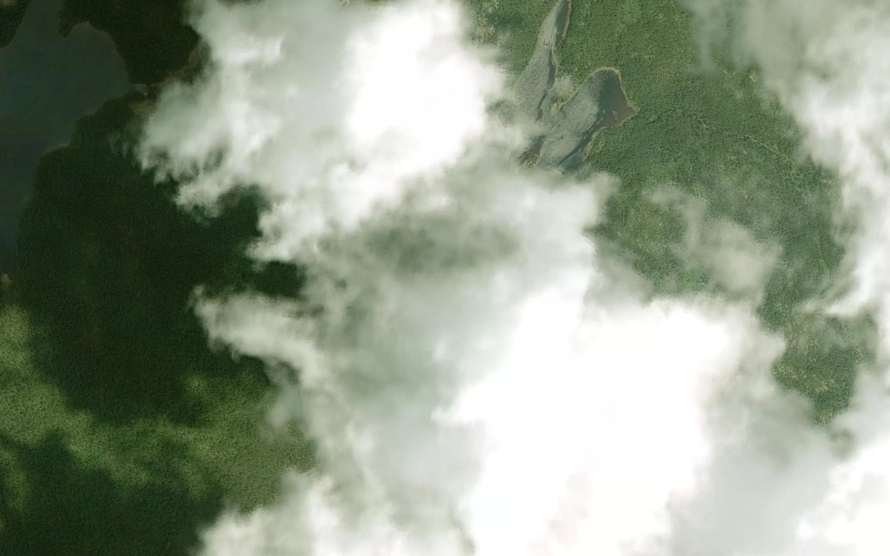 Satellite map of the Lac des Ventres Rouges