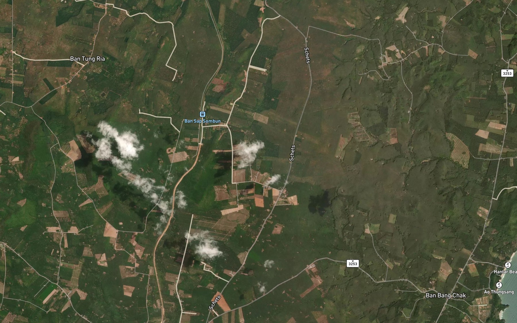 Satellite map of the Sa Phu Not