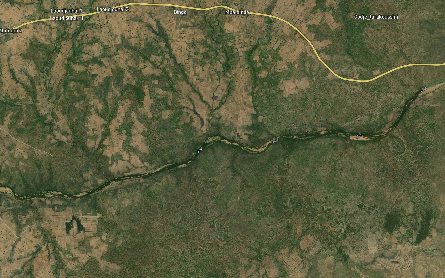 Satellite map of the Garso