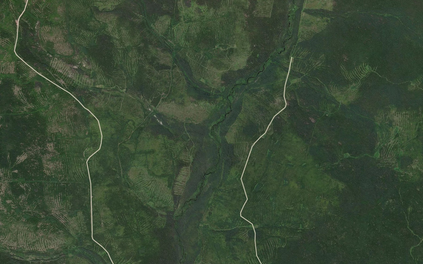 Satellite map of the Gornyy