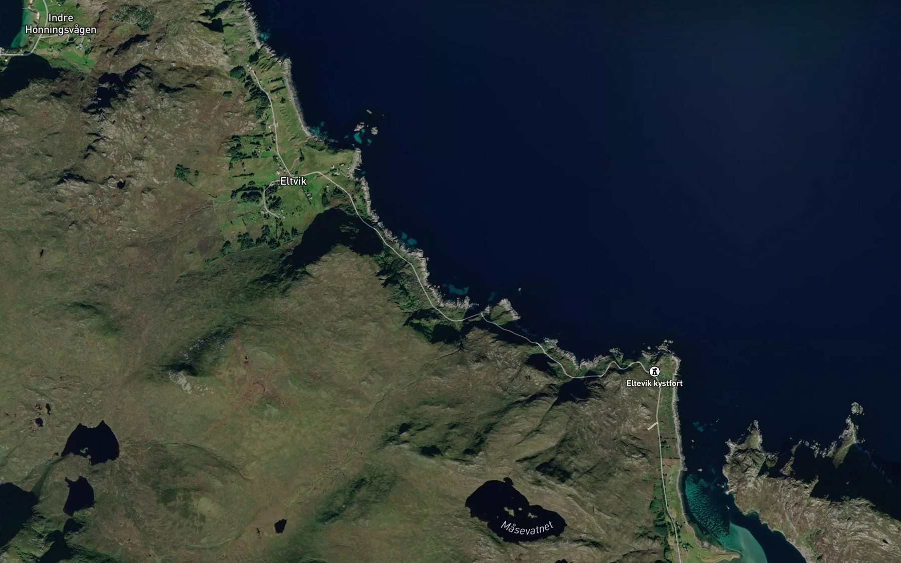 Satellite map of the Bogen