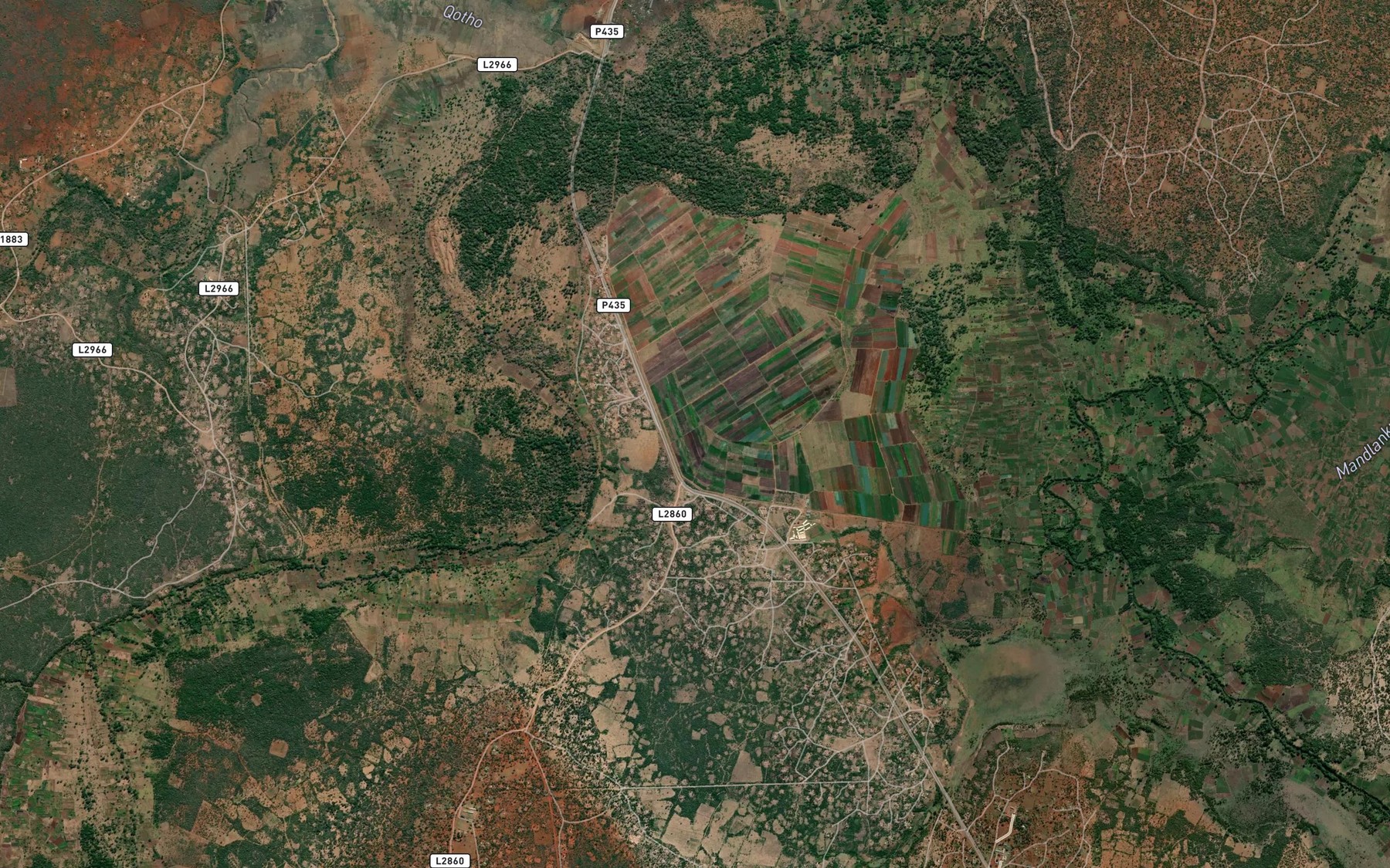 Satellite map of the Ngogogo