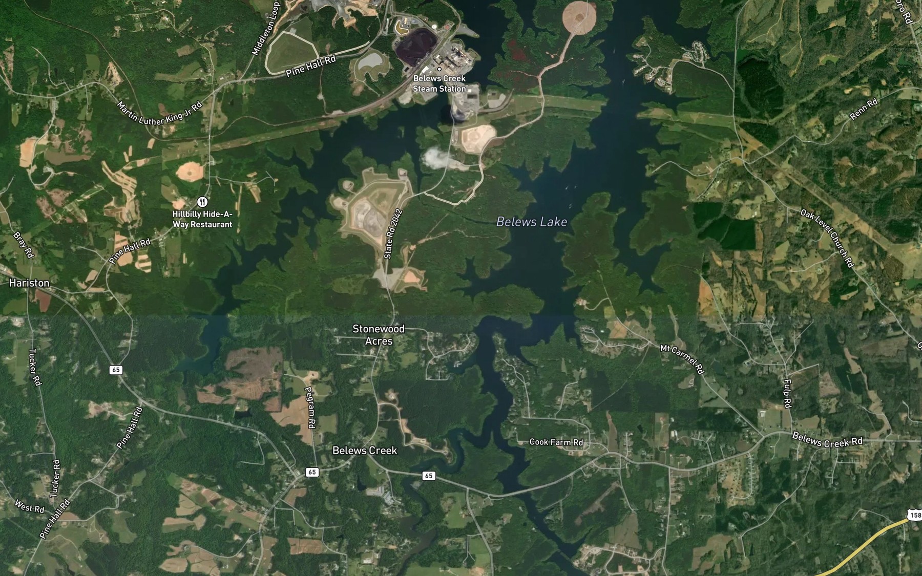 Satellite map of the Spot 6
