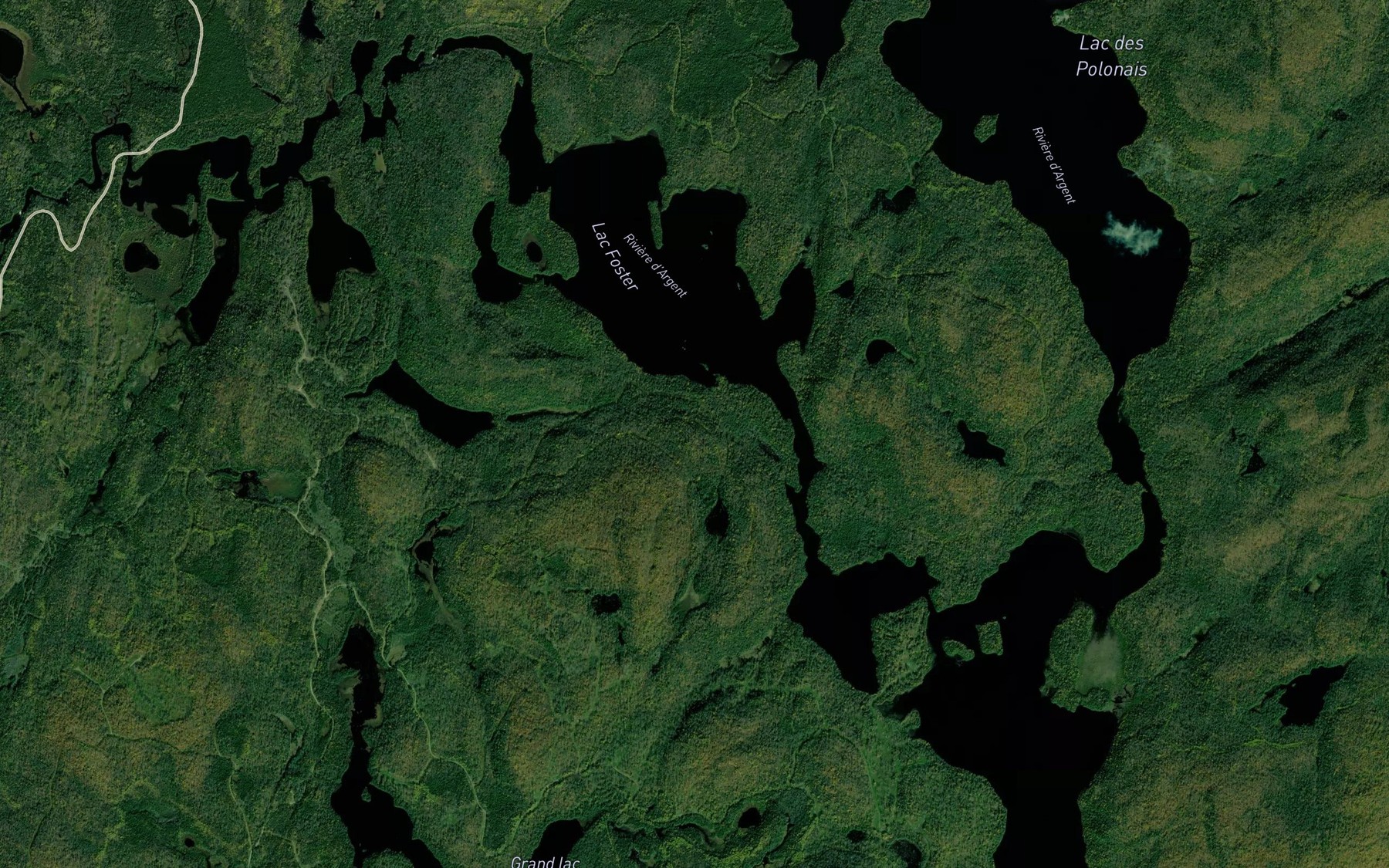 Satellite map of the Grande passe du Foster