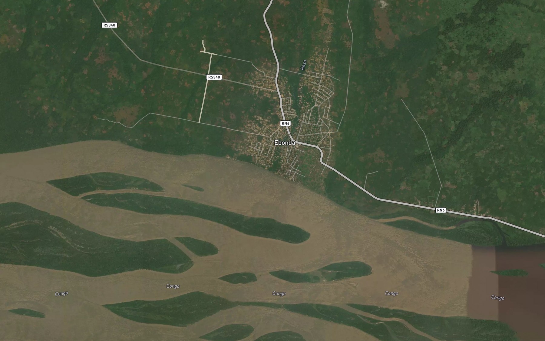 Satellite map of the Baso