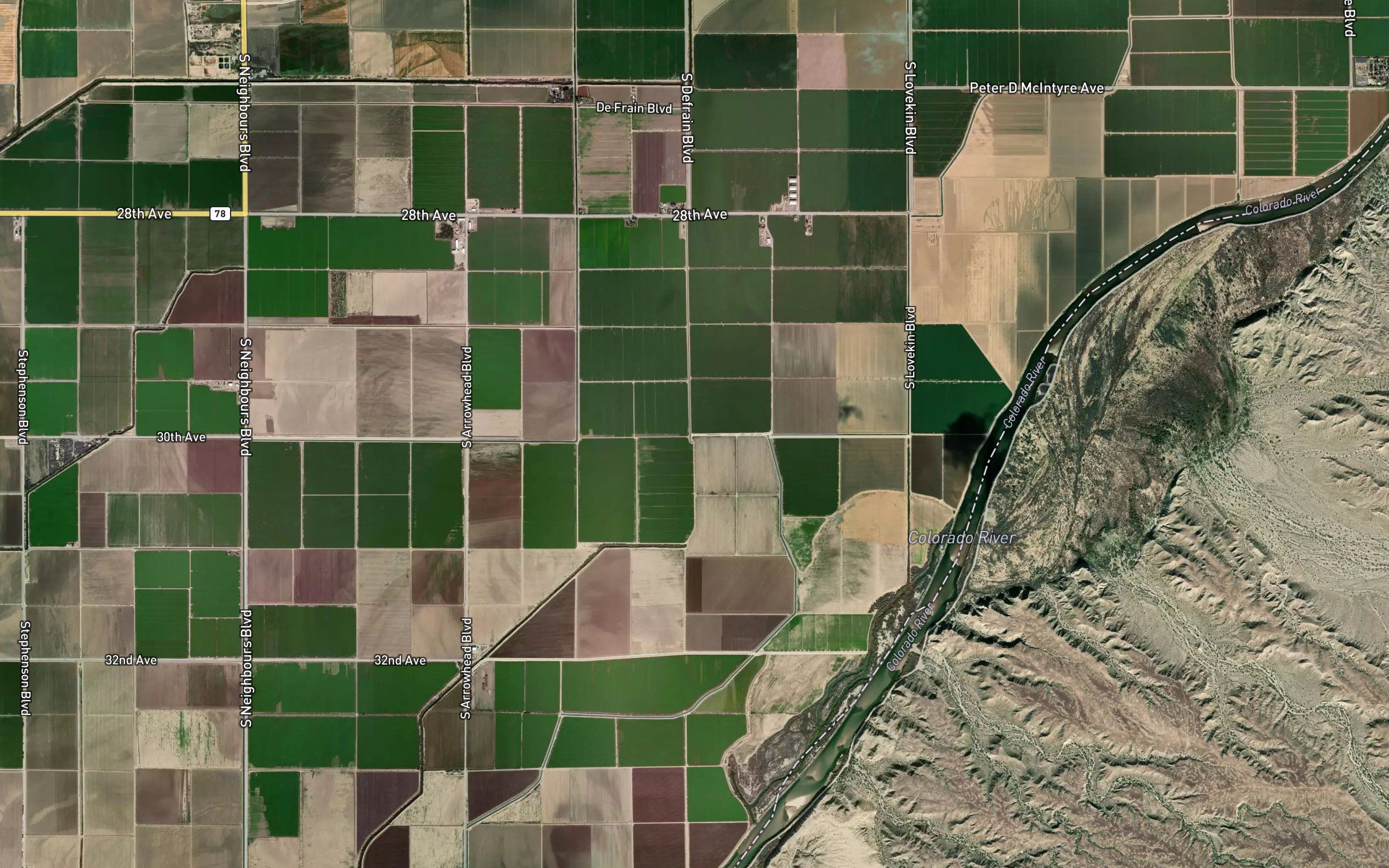 Borrow Pit Drain