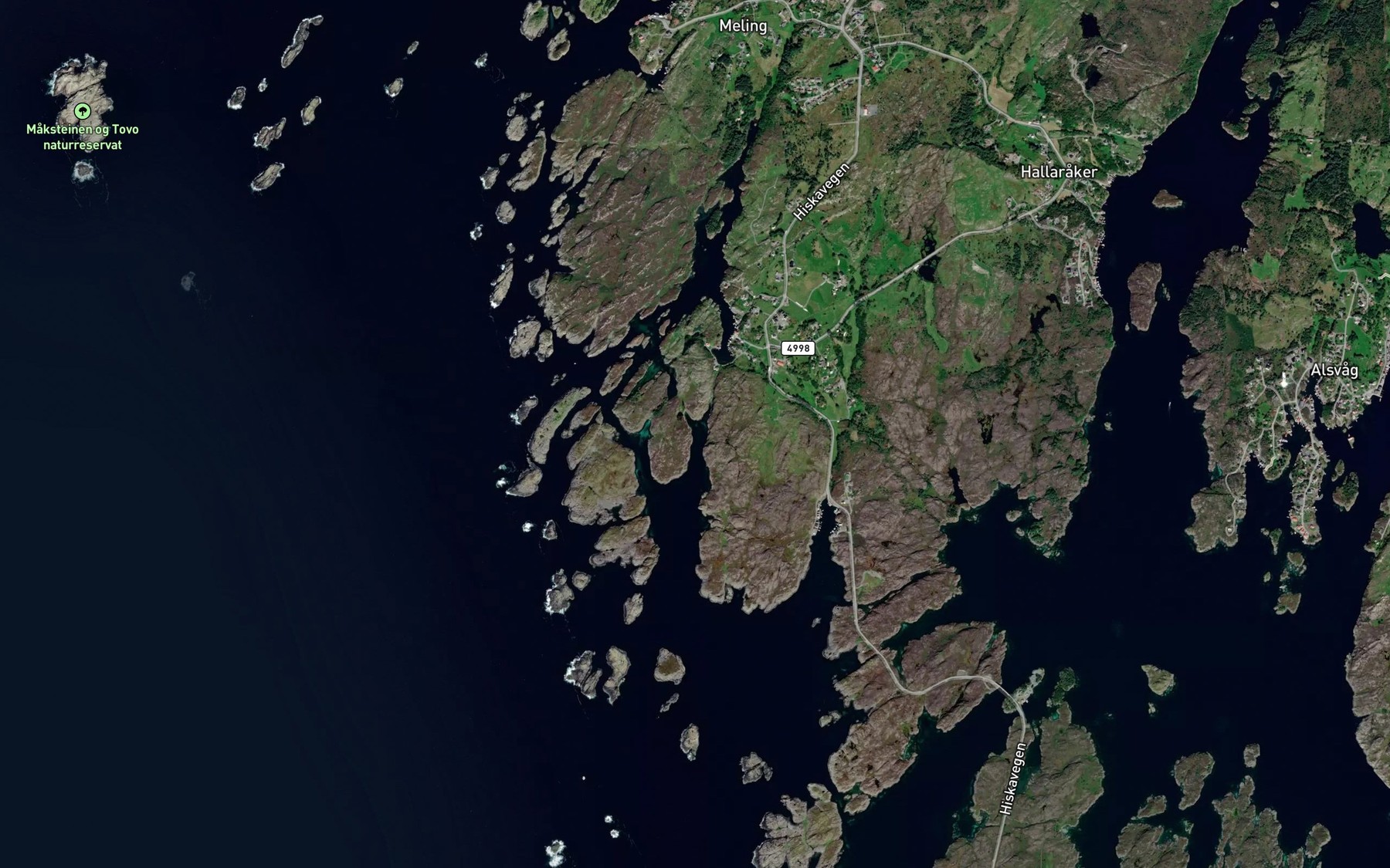Satellite map of the Krakevika