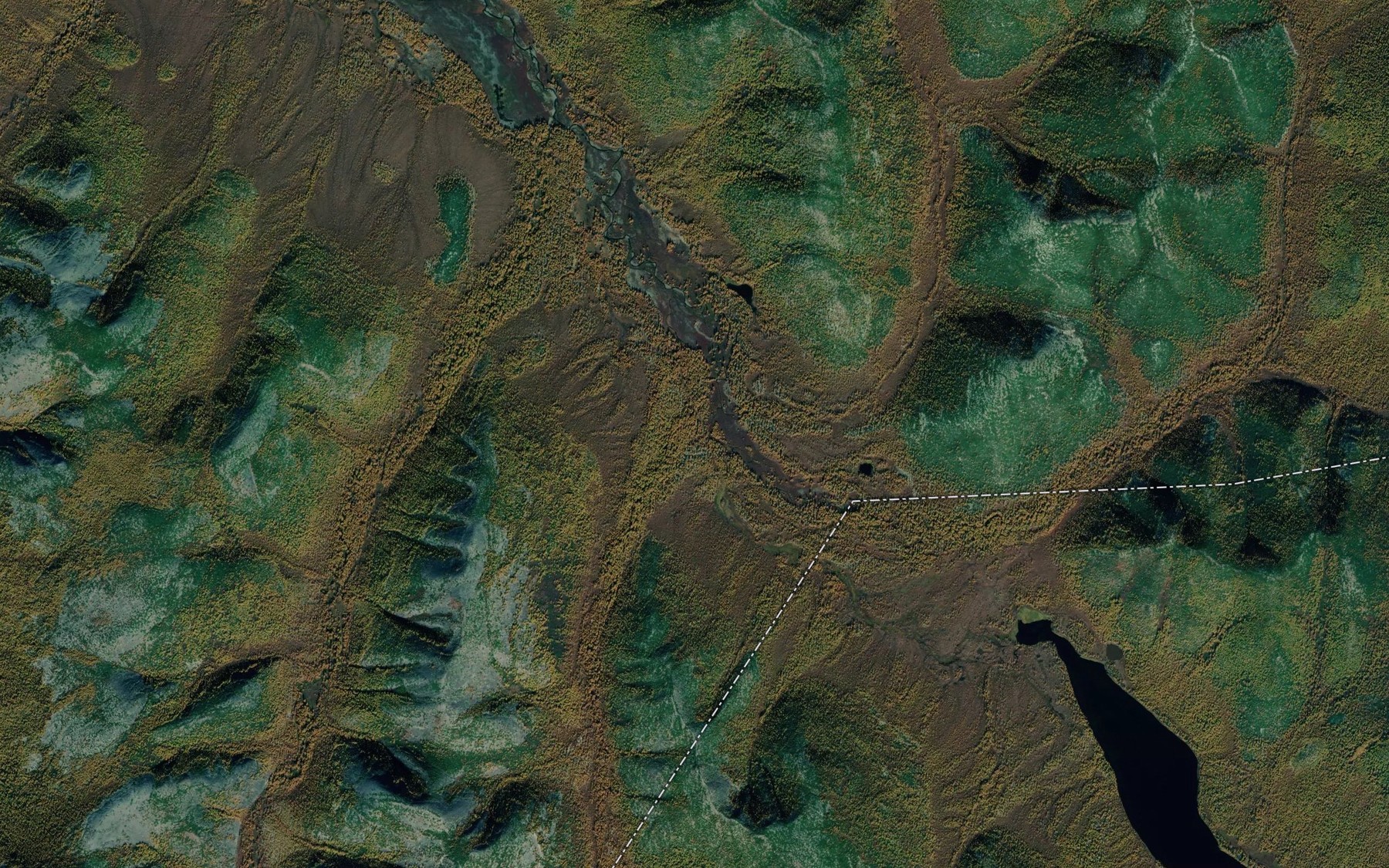 Satellite map of the Vtoroy