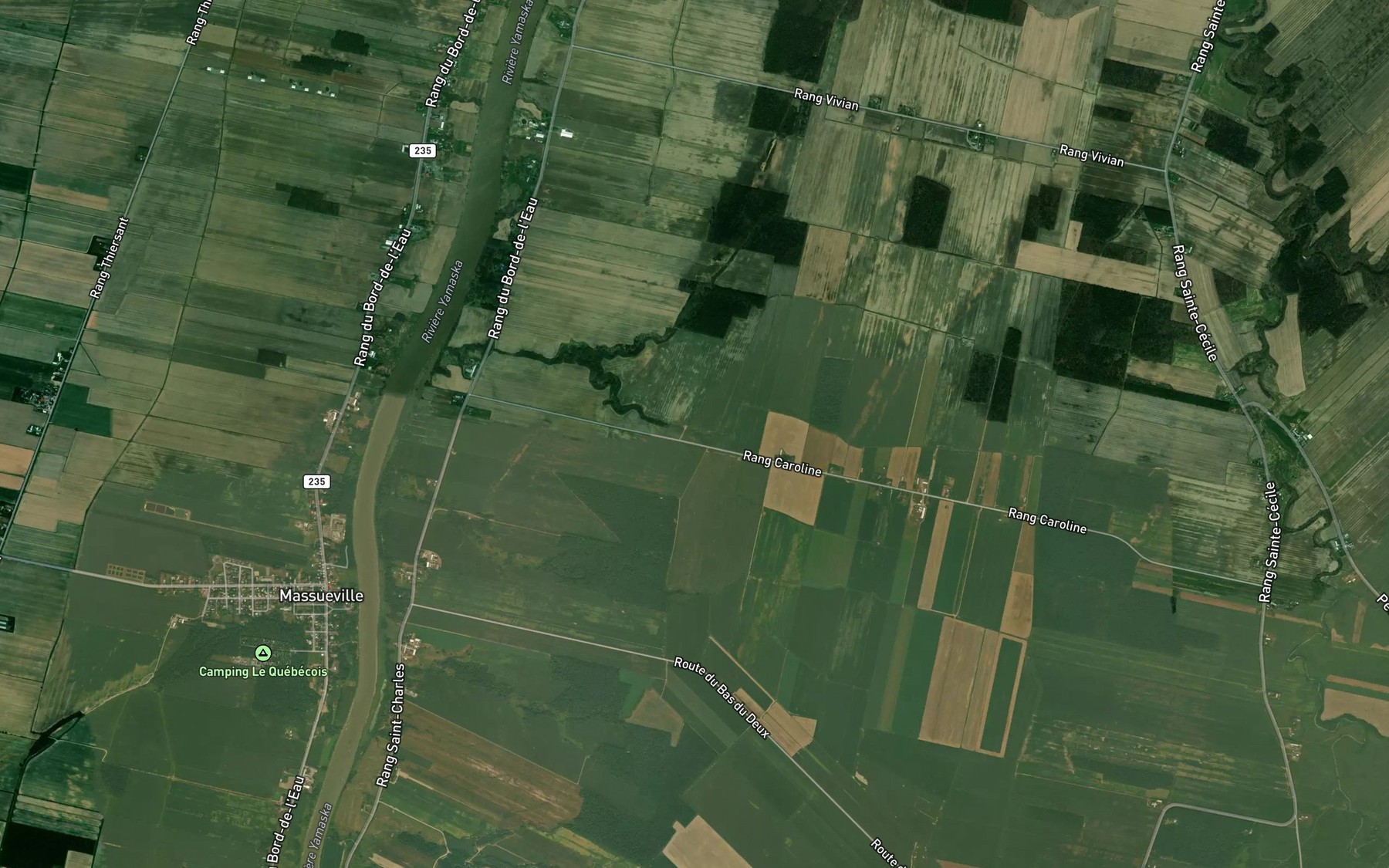 Satellite map of the Decharge des Six