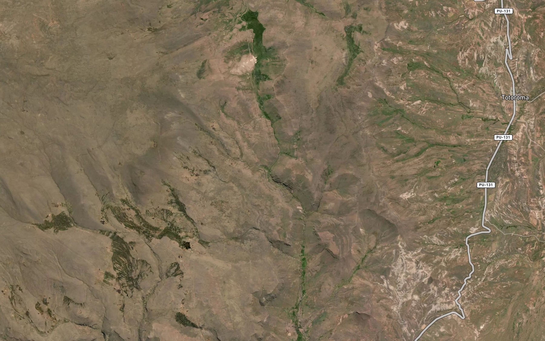 Satellite map of the Rio Sura