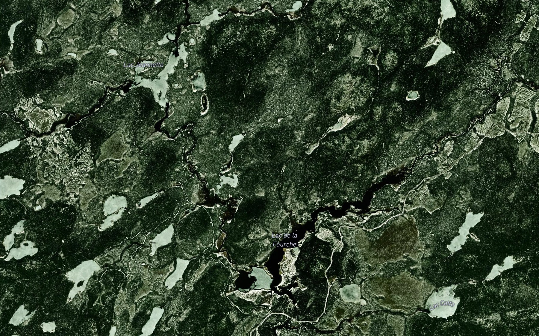 Satellite map of the Etang du Diplomate
