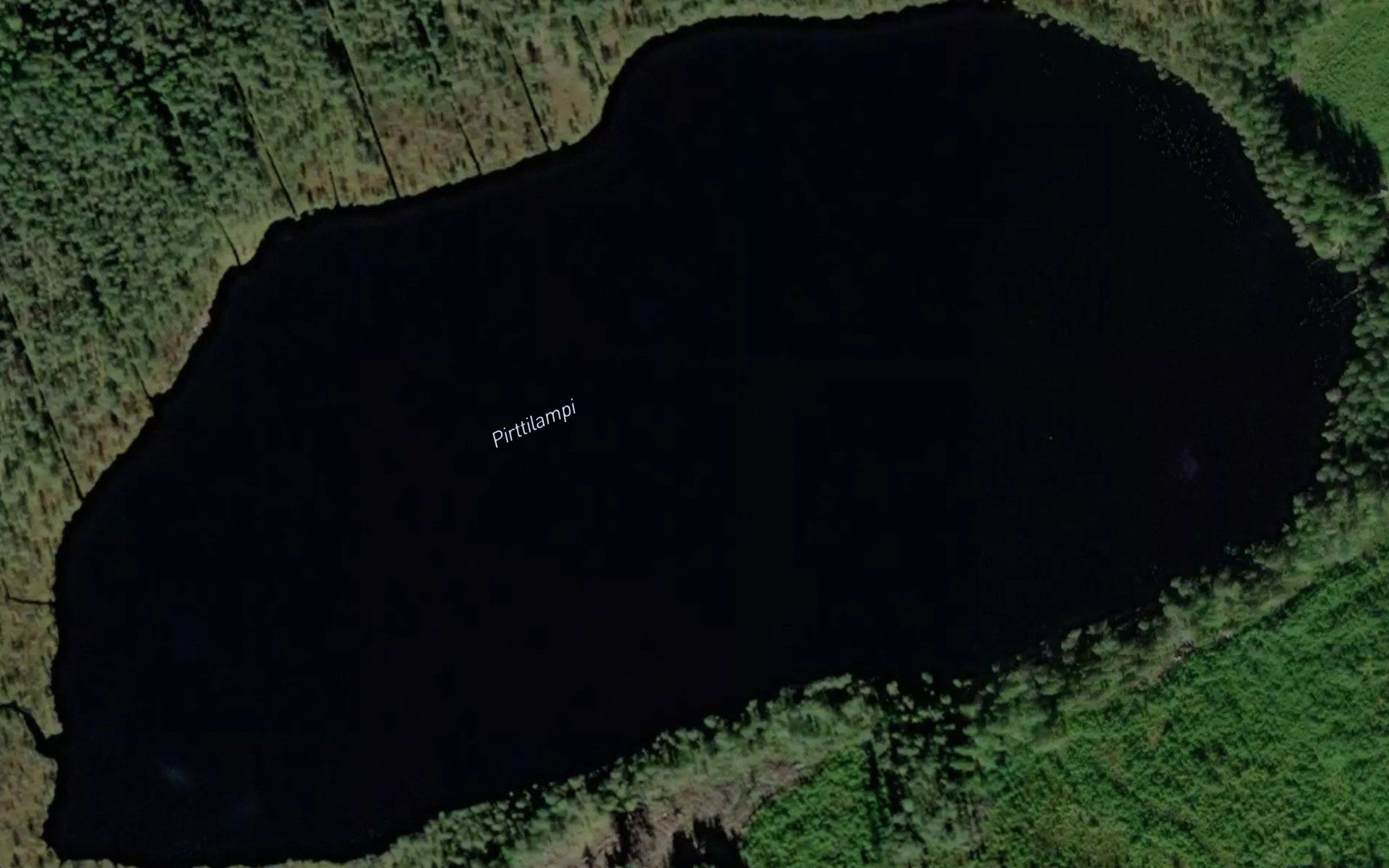 Satellite map of the Pirttilampi