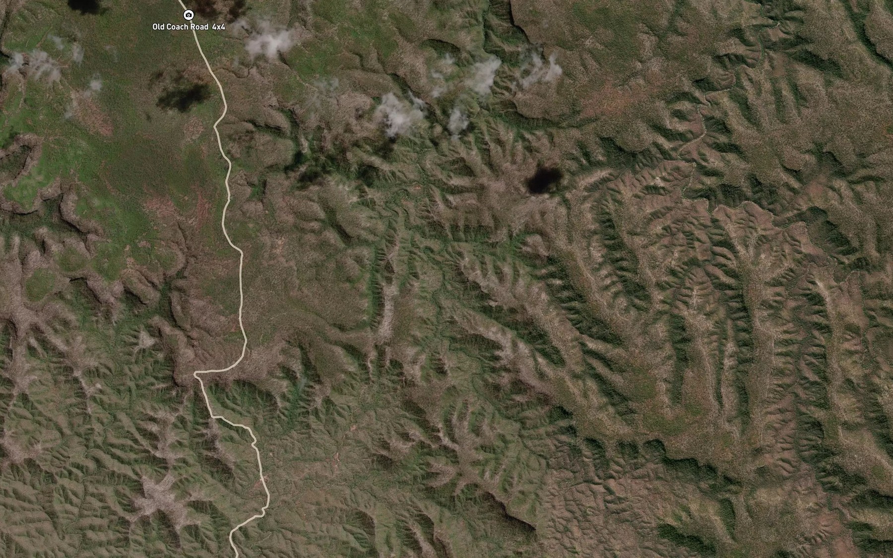 Satellite map of the Middle Creek