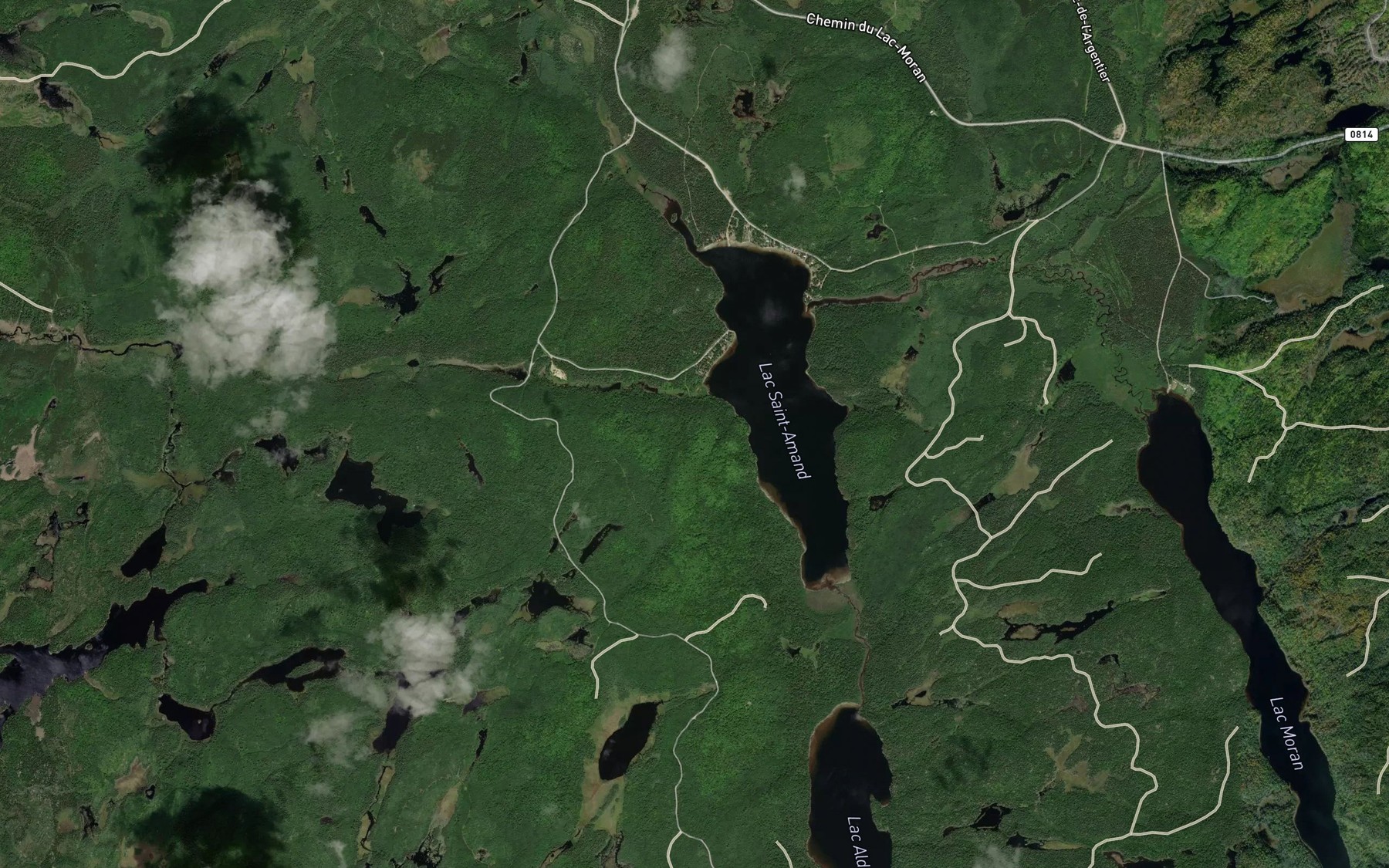 Satellite map of the Baie du Sauvage