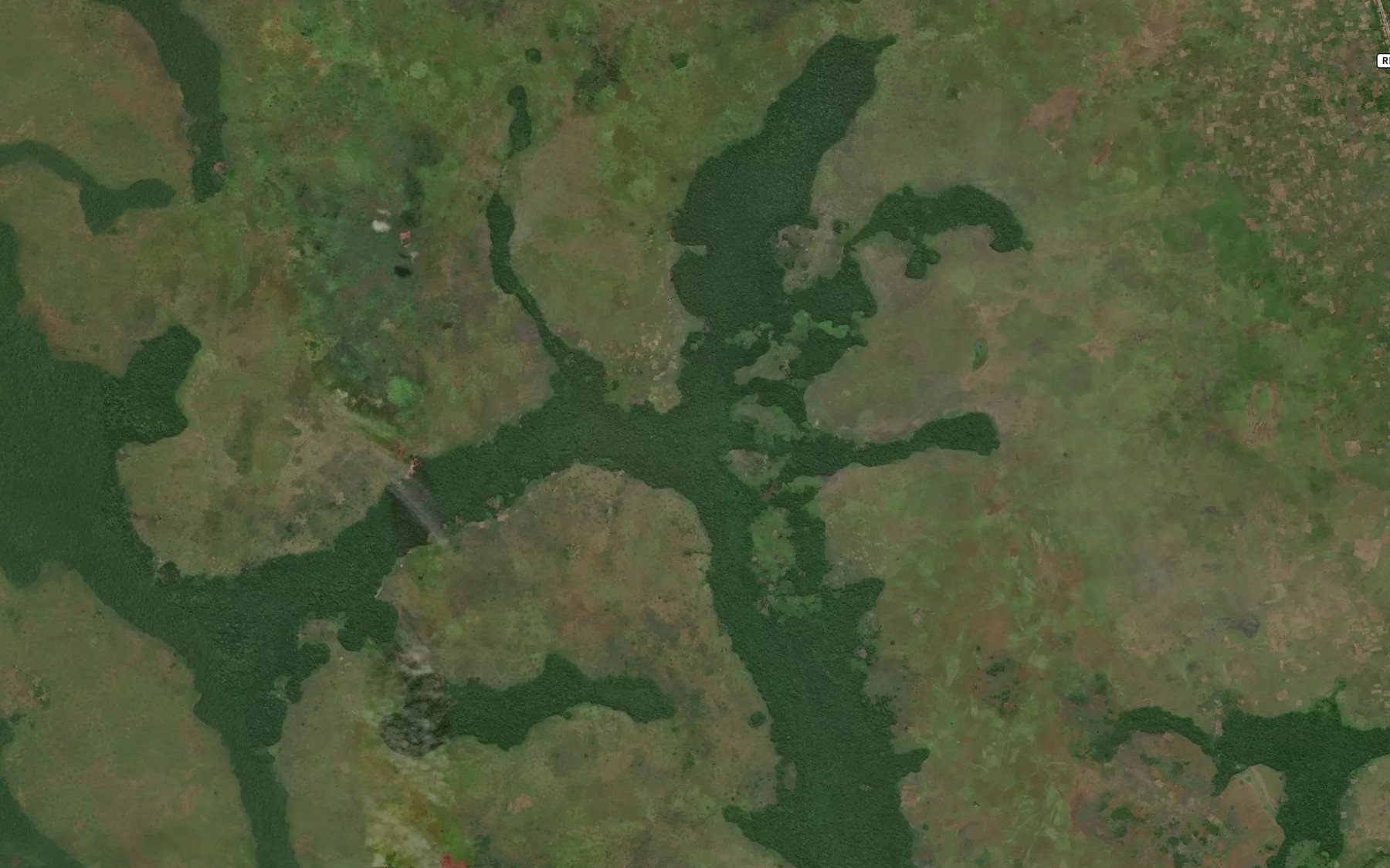 Satellite map of the Likula