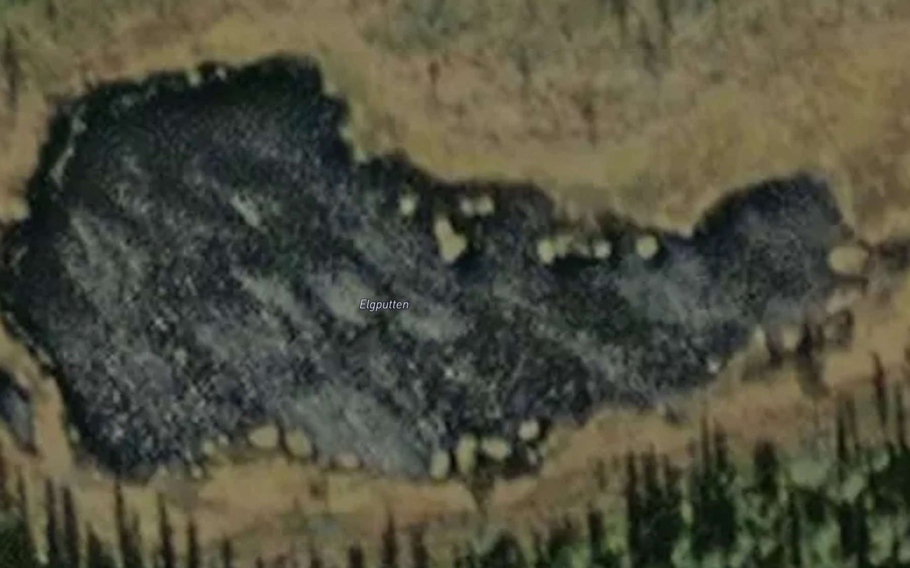 Satellite map of the Elgputten