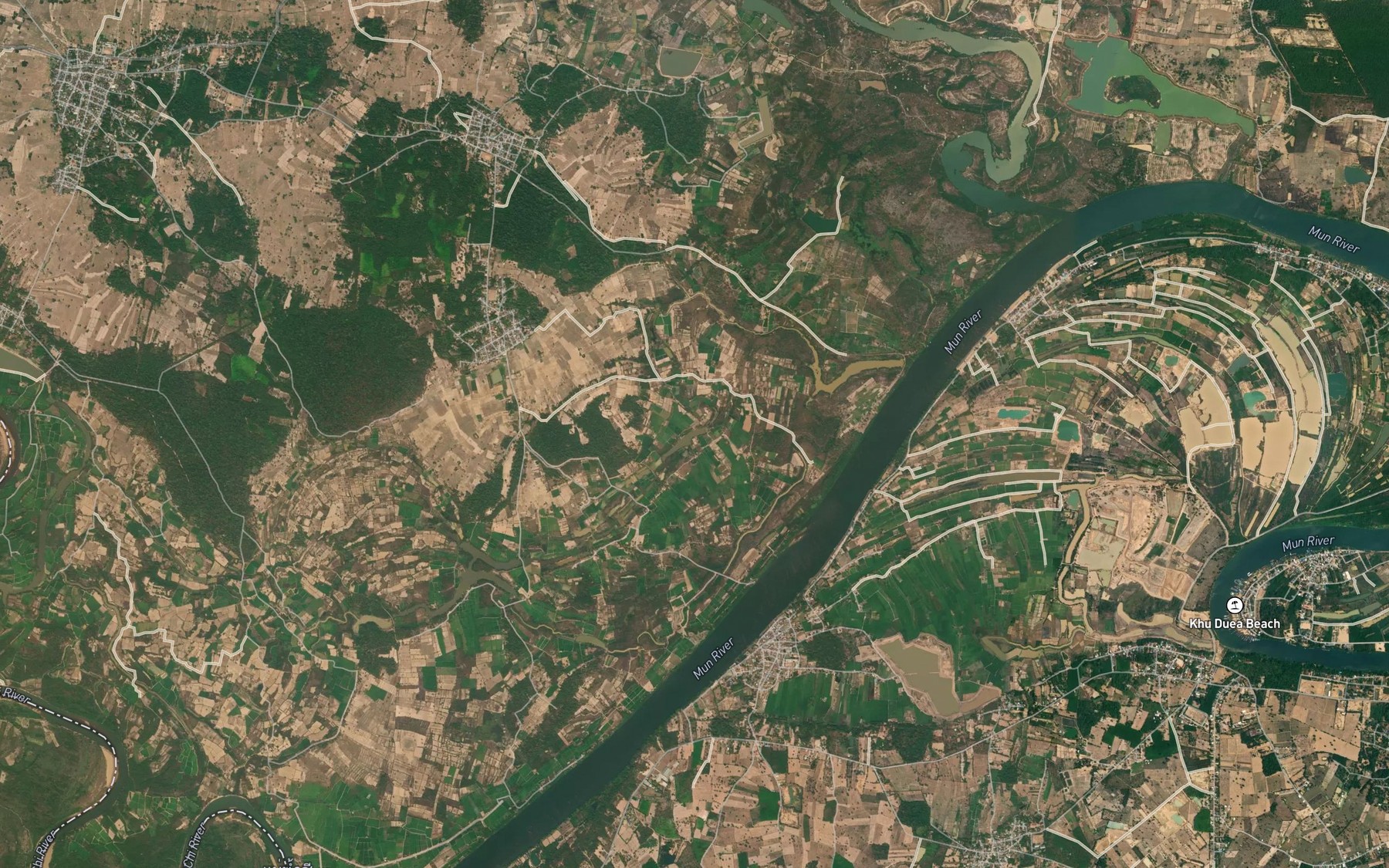 Satellite map of the Kut Hoi