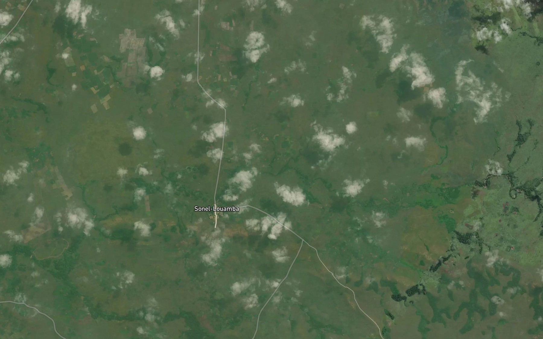Satellite map of the Ganda