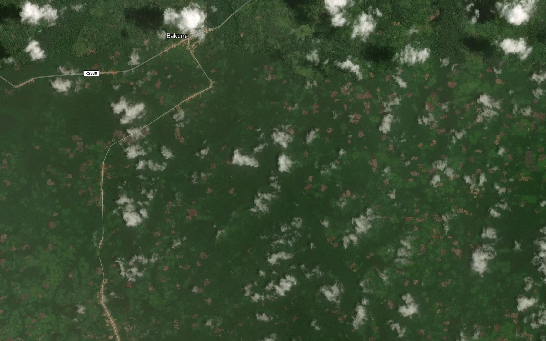 Satellite map of the Ndjembe
