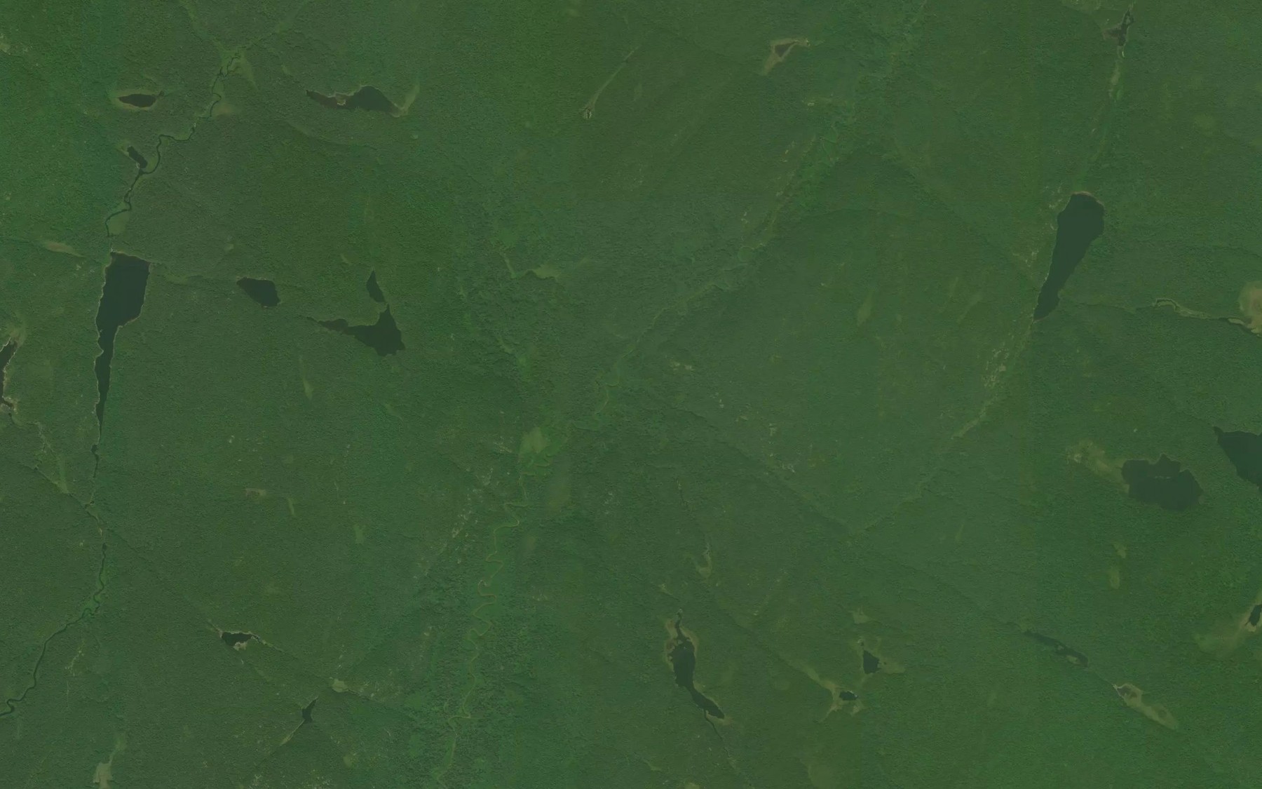 Satellite map of the Harriet Creek
