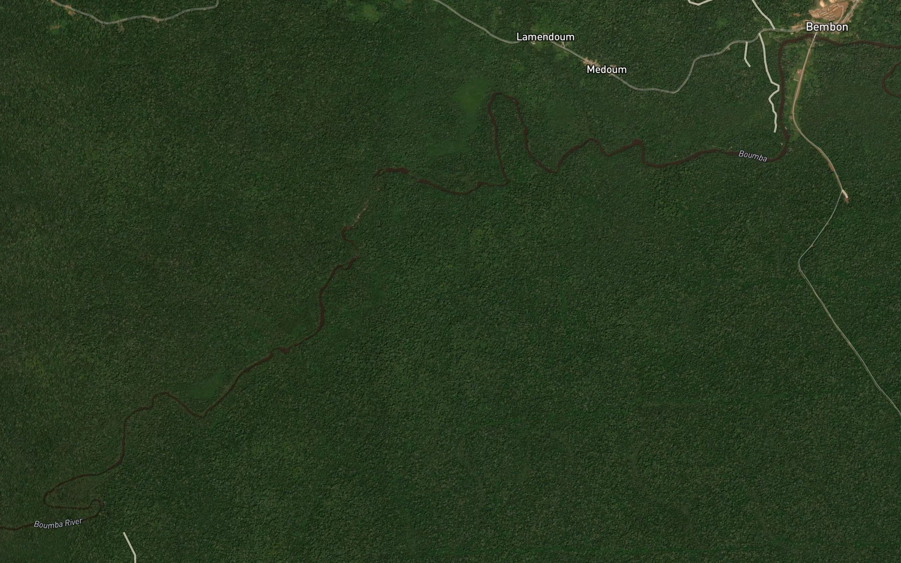 Satellite map of the Medoum