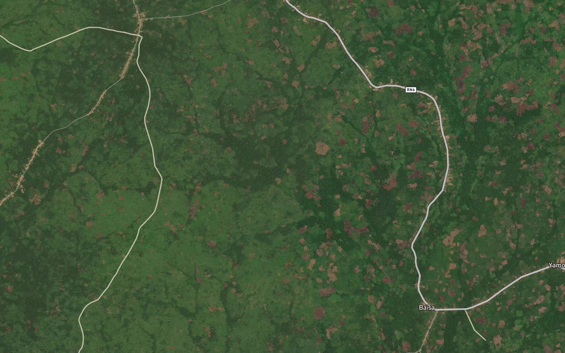 Satellite map of the Mabobi