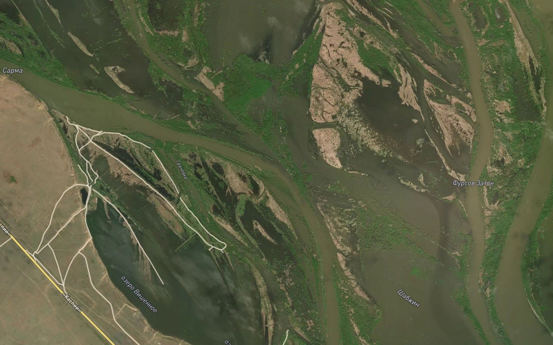 Satellite map of the Grachevka