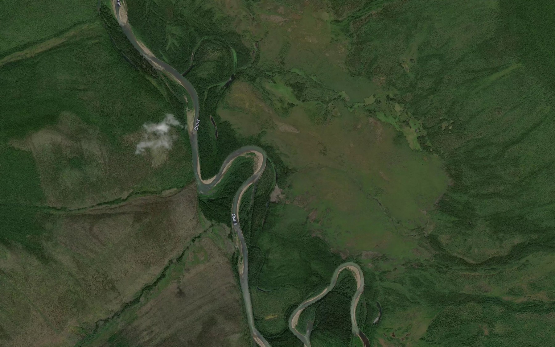 Satellite map of the Dagytkan