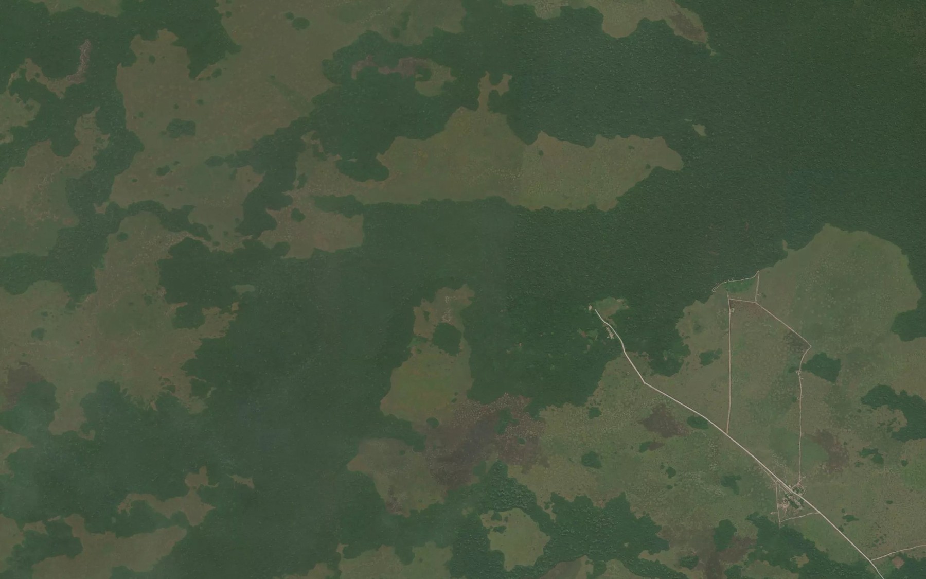 Satellite map of the Kelou