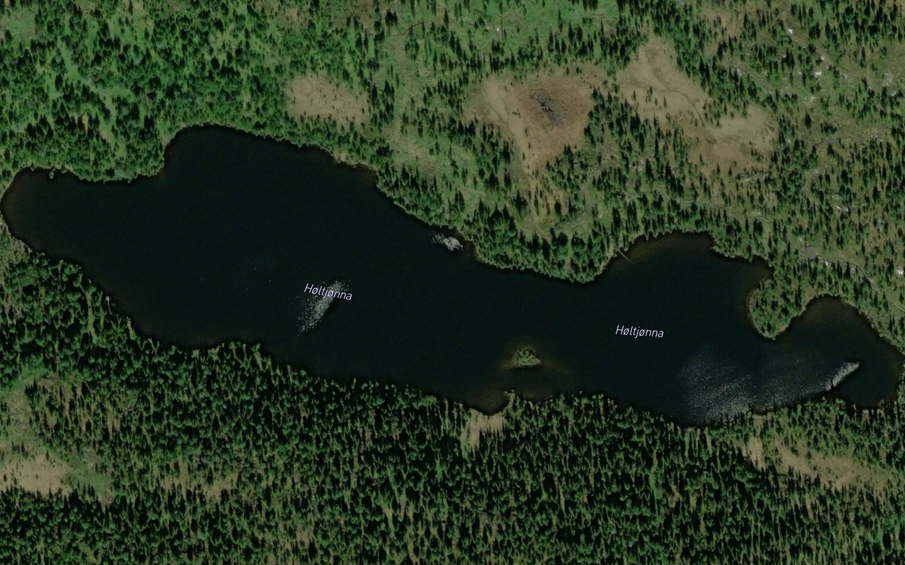 Satellite map of the Holtjorna