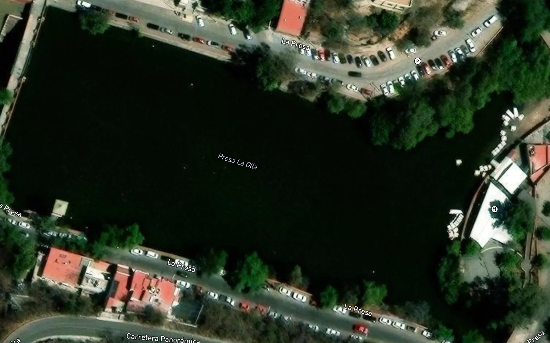 Satellite map of the La Olla