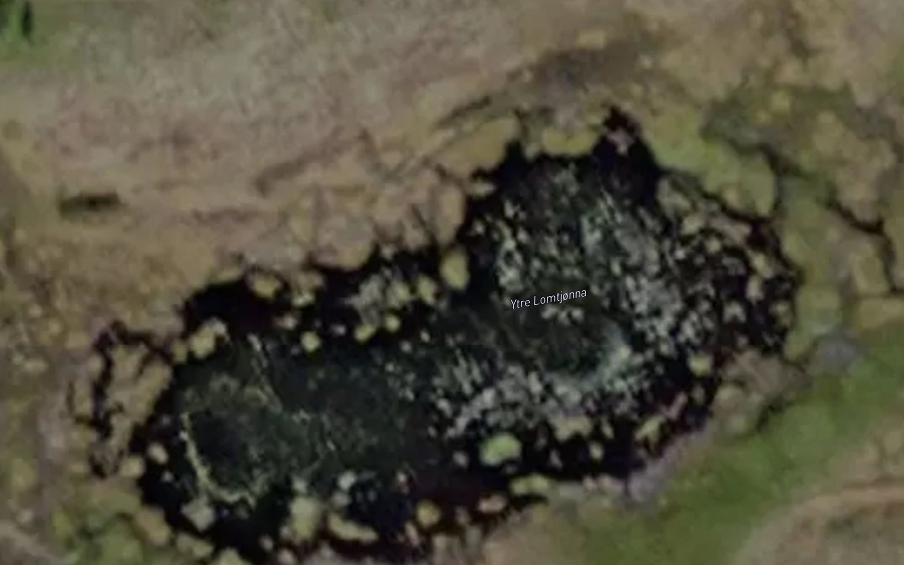 Satellite map of the Ytre Lomtjonna