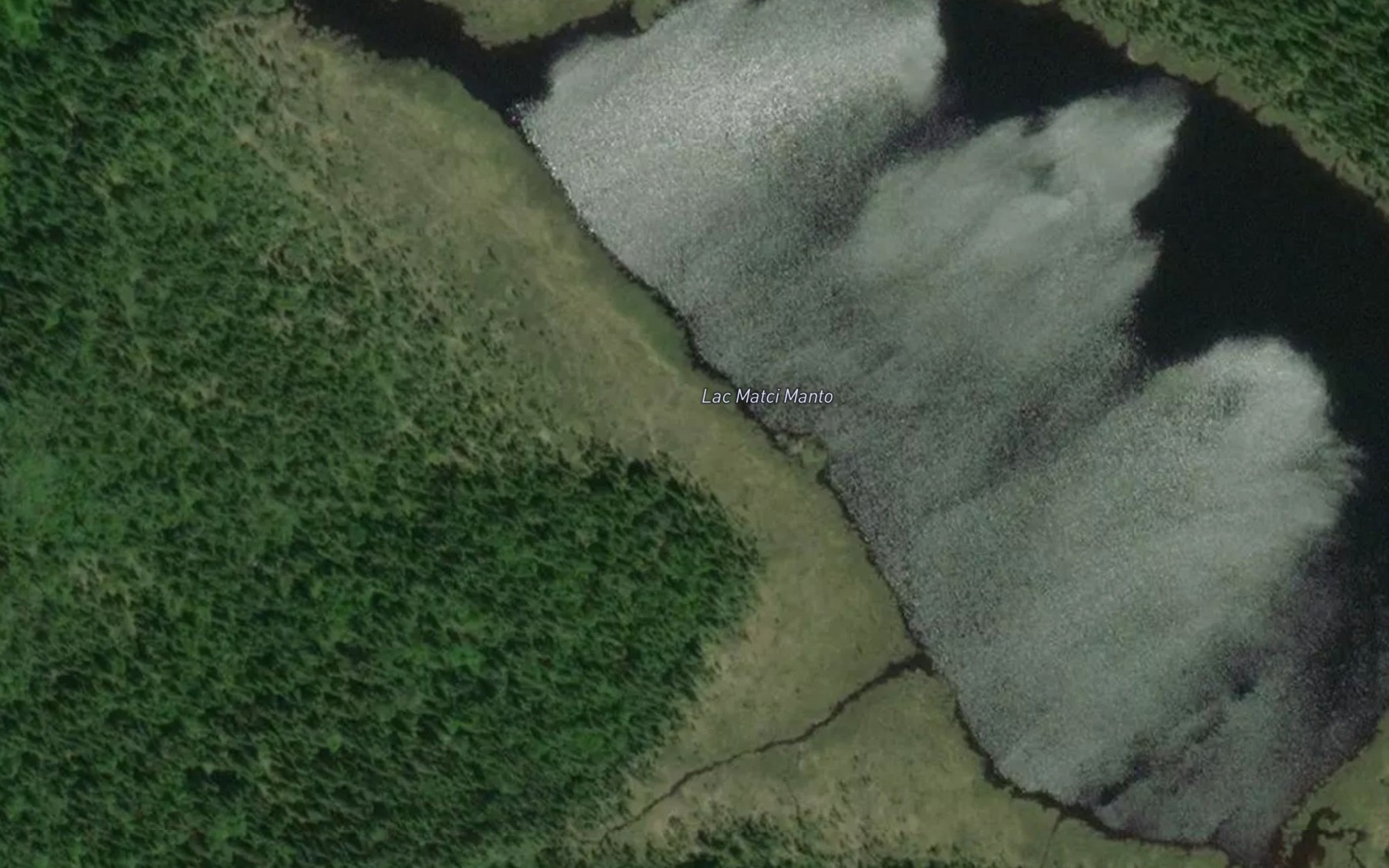 Satellite map of the Lac Matci Manto