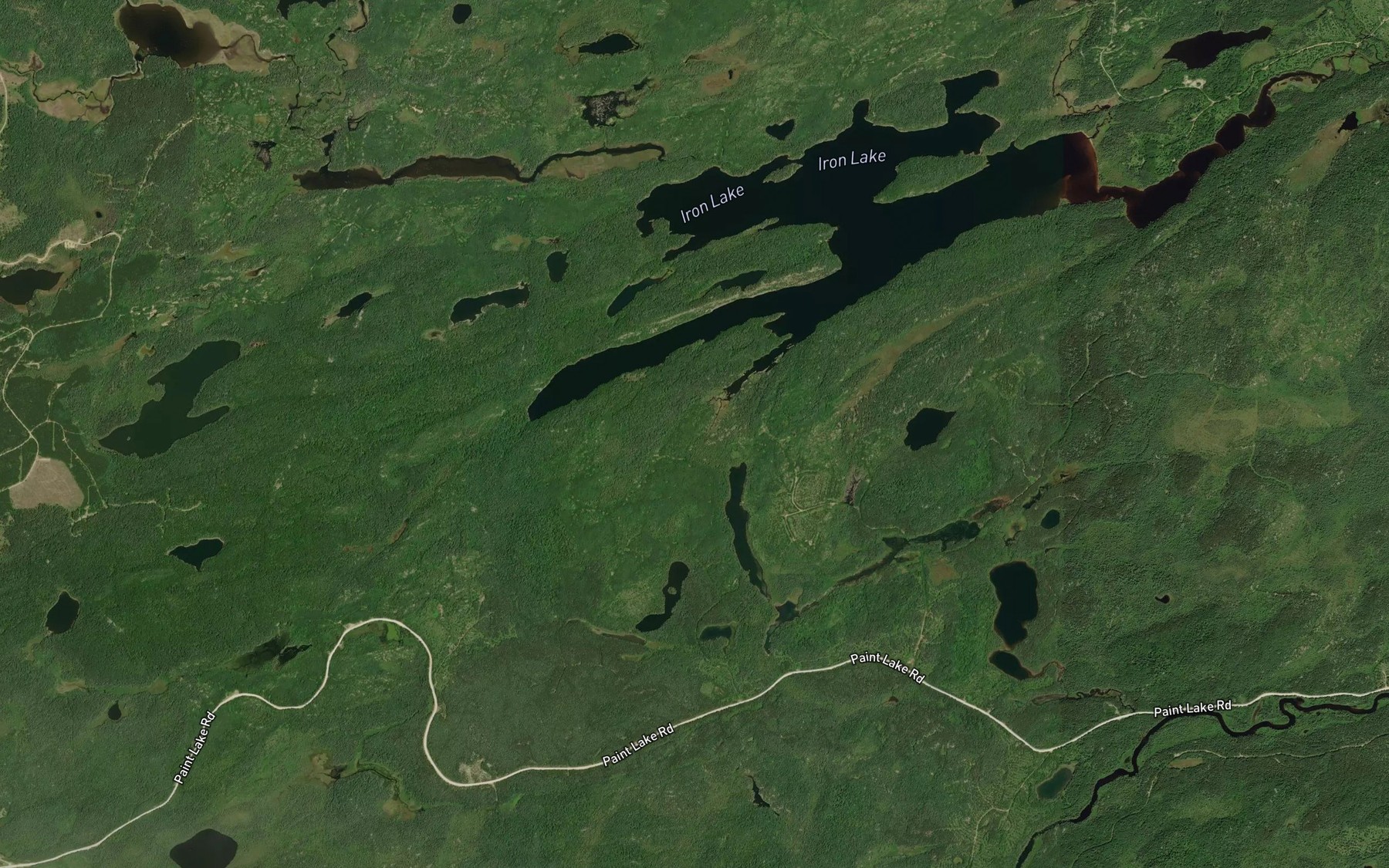 Satellite map of the Minnesota Bay