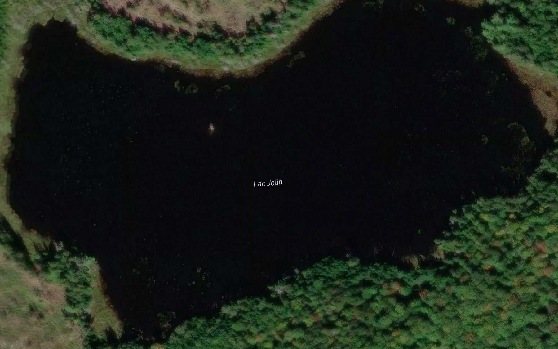 Satellite map of the Lac Jolin