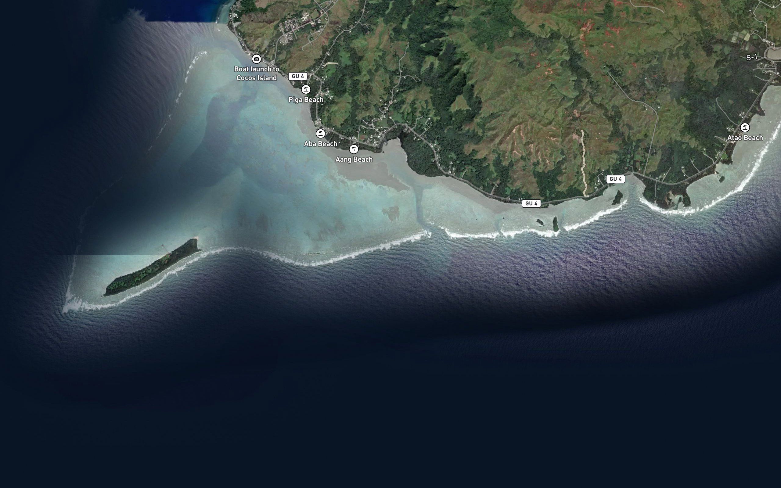 SE Cocos Barrier Reef Awash