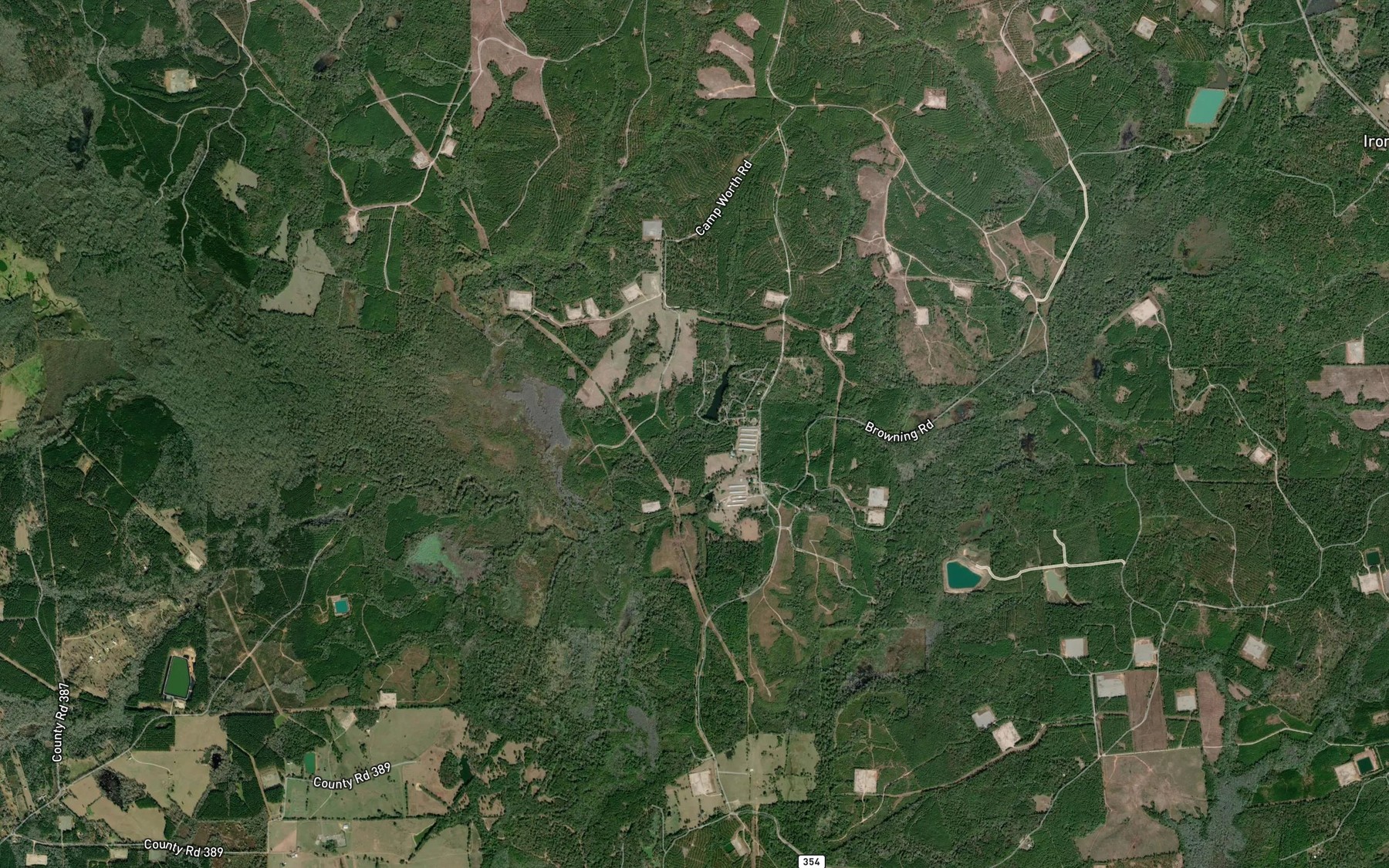 Satellite map of the Spring Lake