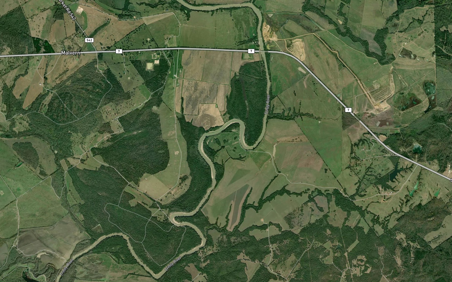 Satellite map of the Big Bend