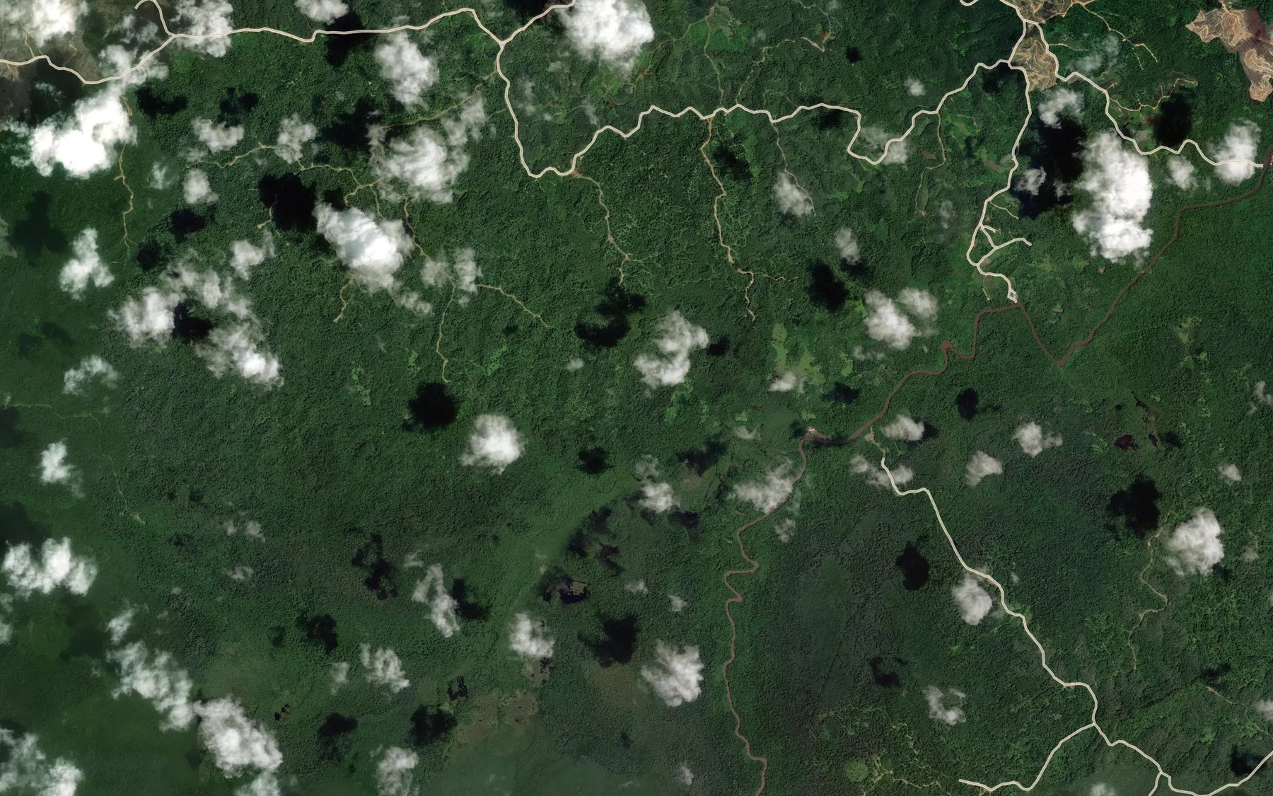 Satellite map of the Sungai Merong