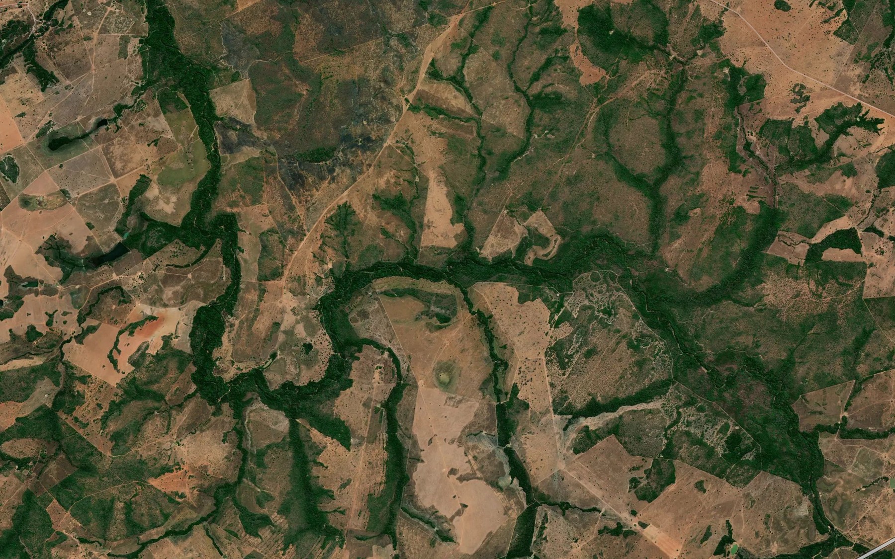 Satellite map of the Corrego do Anjo
