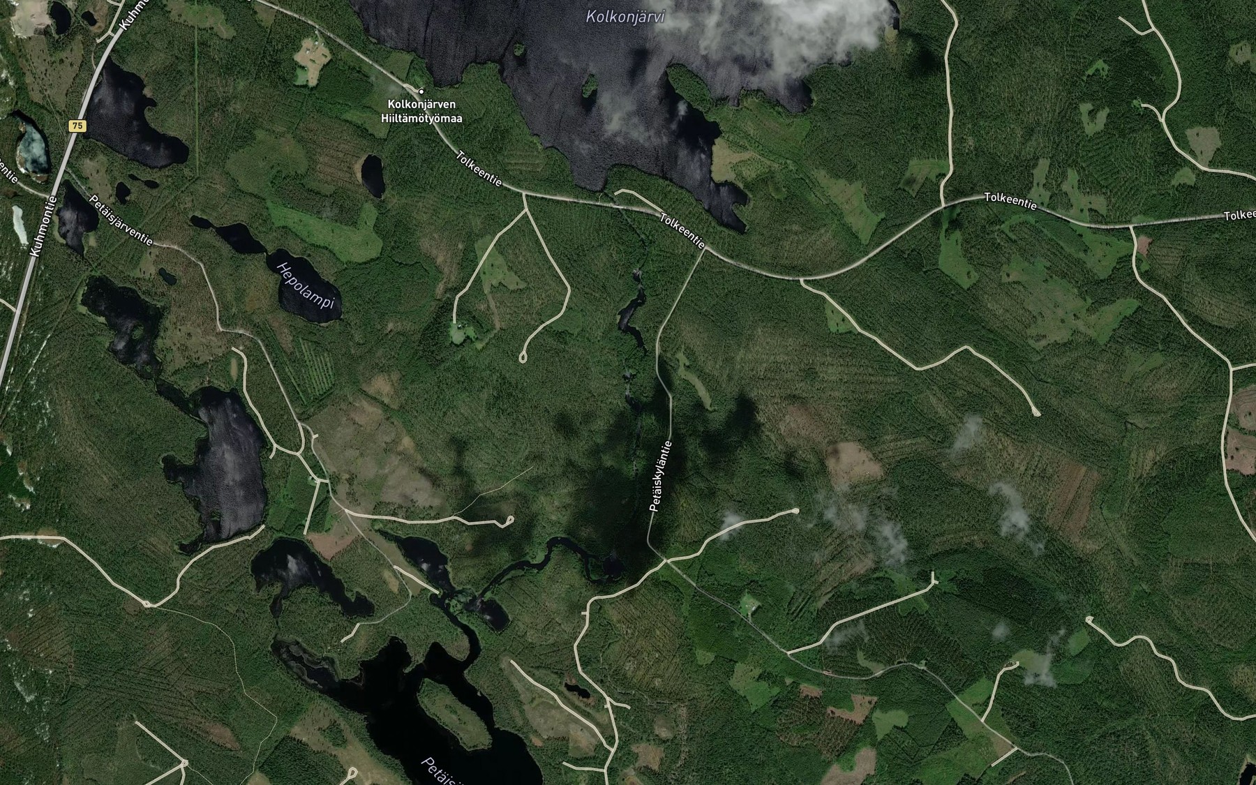 Satellite map of the Pienisuvanto
