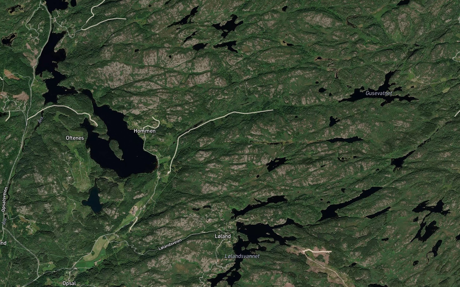 Satellite map of the Monsbekken
