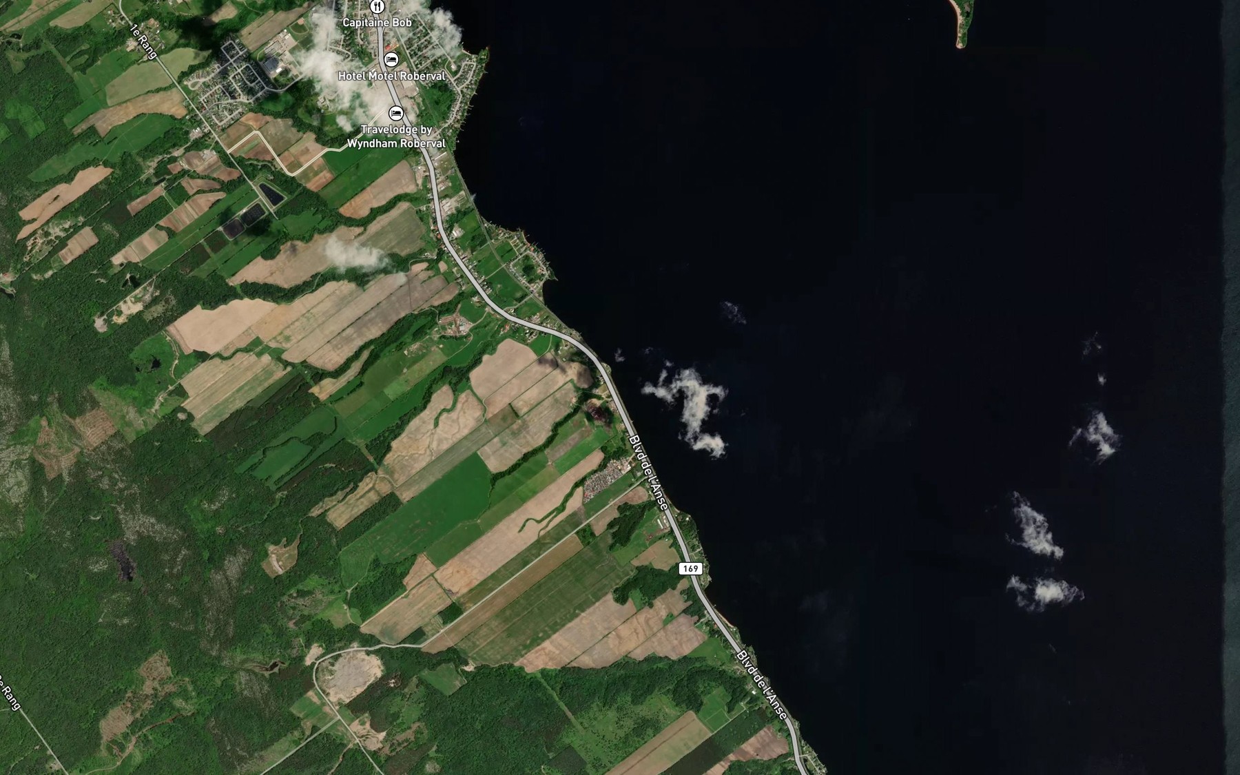 Satellite map of the Ruisseau Potvin
