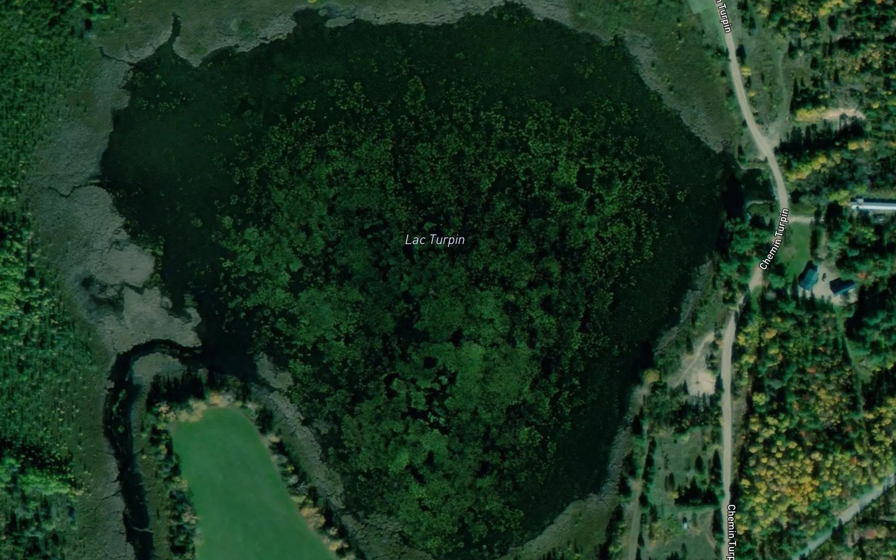 Satellite map of the Lac Turpin