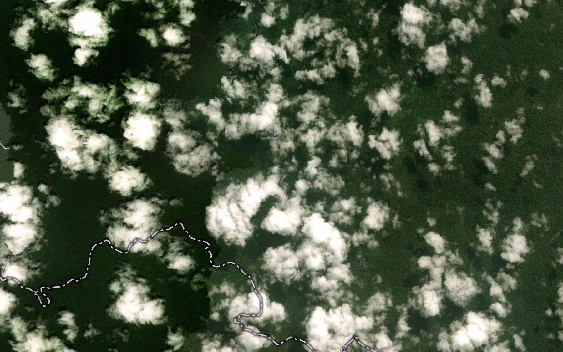 Satellite map of the Momoko